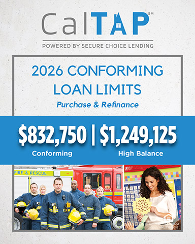 CalTAP Conforming Loan Limits